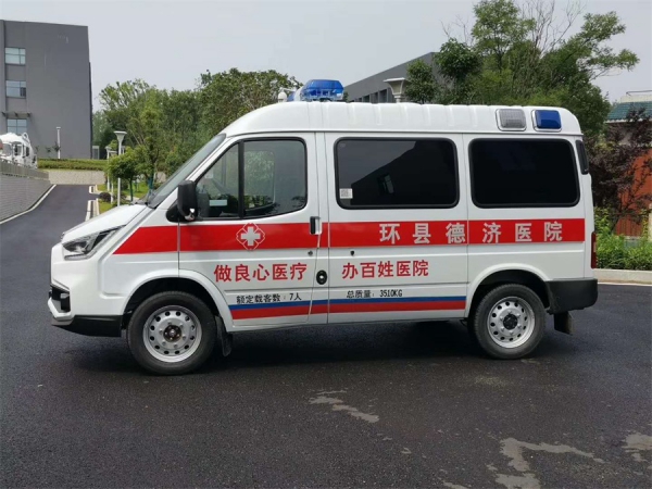江鈴特順短軸中頂監護型救護車